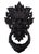 Large Gothic Cast Iron Devil Door Knocker, India, 1950s For Sale - Image 10 of 10