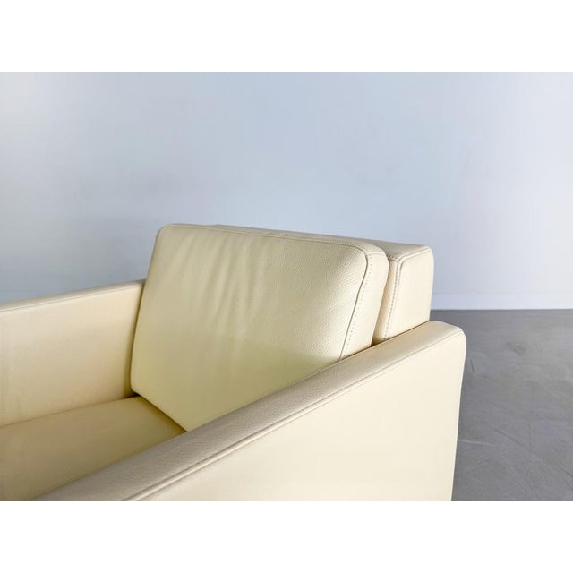 Beige Ego G Armchair in Beige Leather Beige from Rolf Benz For Sale - Image 8 of 10