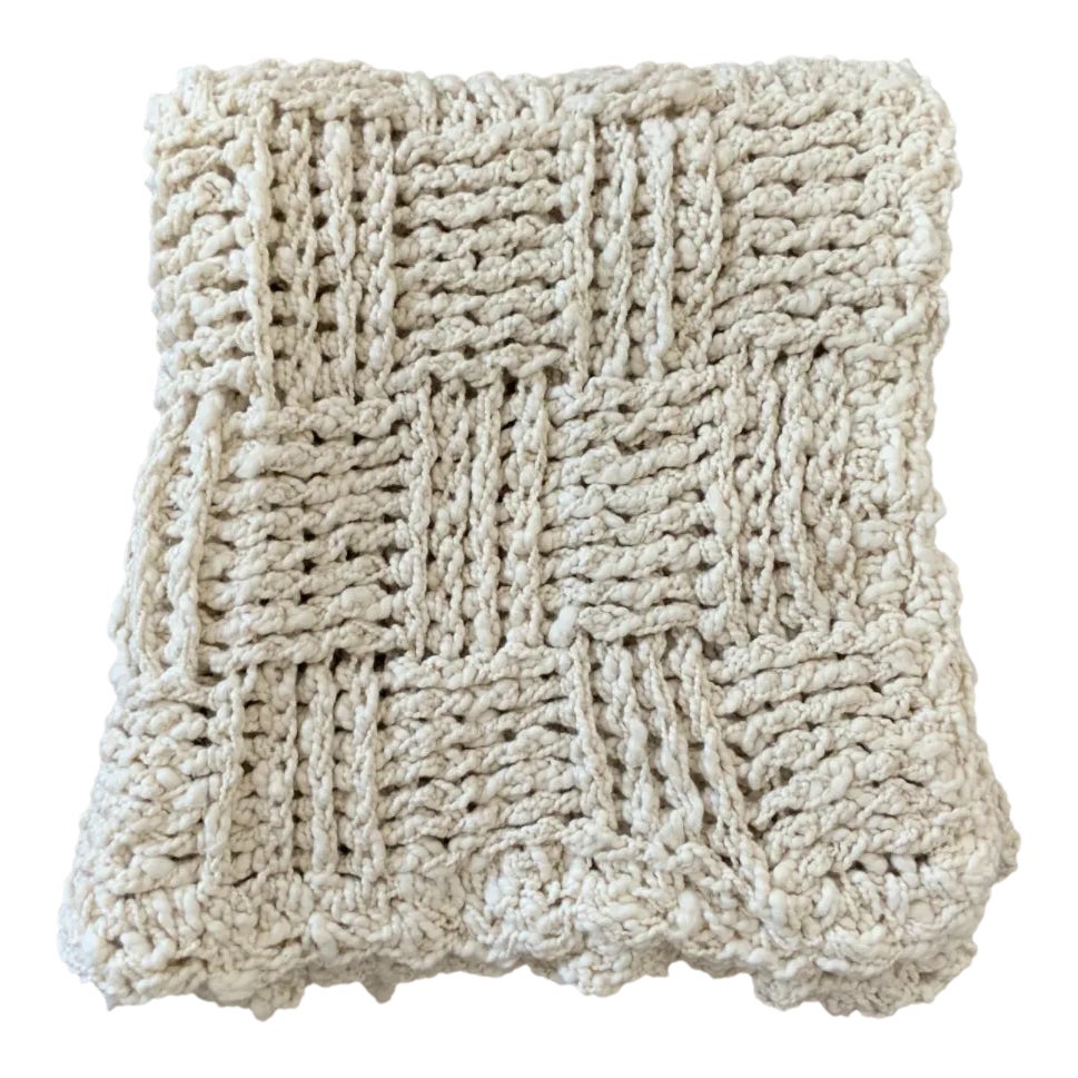 Chess Chunky Knit Throw | Chairish