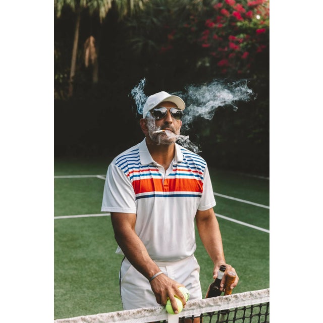 "Tennis Pro", Unframed Photograph by Nick Mele, Small For Sale
