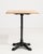 Mid 20th Century Cast Iron Bistro Table with Oak Top, Antique, France, 20th Century For Sale - Image 5 of 13