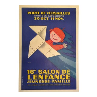 Original French Mid-Century Children's Poster For Sale