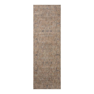 Angela Rose x Loloi Blake Rug Taupe / Blue 2'-7" x 10'-0" Runner Rug For Sale
