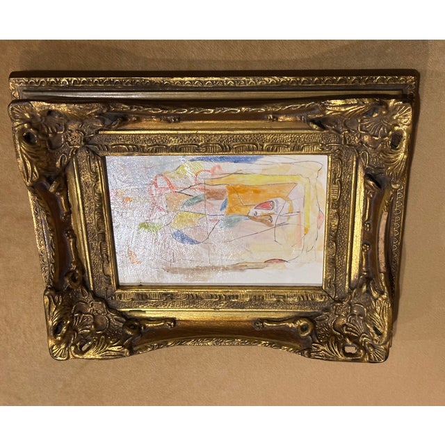 Textile 2019 Original Craig Greene Abstract Harlequin Painting, Framed For Sale - Image 7 of 10