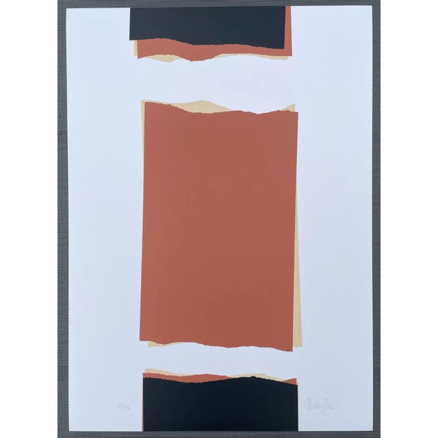 Abstract 1970s Benny Dore Lithographs - Set of Four For Sale - Image 3 of 5