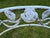 Metal Vintage Woodard Chantilly Rose Wrought Iron Dining Set — Table & Six Chairs For Sale - Image 7 of 11