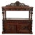 Antique Scottish Carved Oak Renaissance Revival Wine Server Buffet Sideboard For Sale In Portland, OR - Image 6 of 12