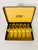 Mid 20th Century Mid 20th Century Supreme Cutlery Gold-Plated “Bamboo Motif” Demitasse Spoons in Original Presentation Case – Set of 6 For Sale - Image 5 of 9