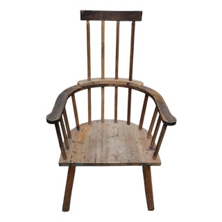 Farmhouse Spindleback Armchair, 1890s For Sale