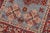1990s Boho Chic Kazak Tribal Light Blue/Red Wool Rug - 2'0''x3'0'' For Sale - Image 5 of 10