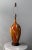 Wood Vintage 1960s Drip Glaze Lamp in Gold, Orange, White & Brown For Sale - Image 7 of 7