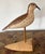 American Vintage Hand Carved and Painted Wooden Shorebird, Folk Art For Sale - Image 3 of 7