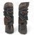 1950s Japanese Ainu Hand-Carved Wood Figures, Hokkaidō, Pair For Sale - Image 4 of 12
