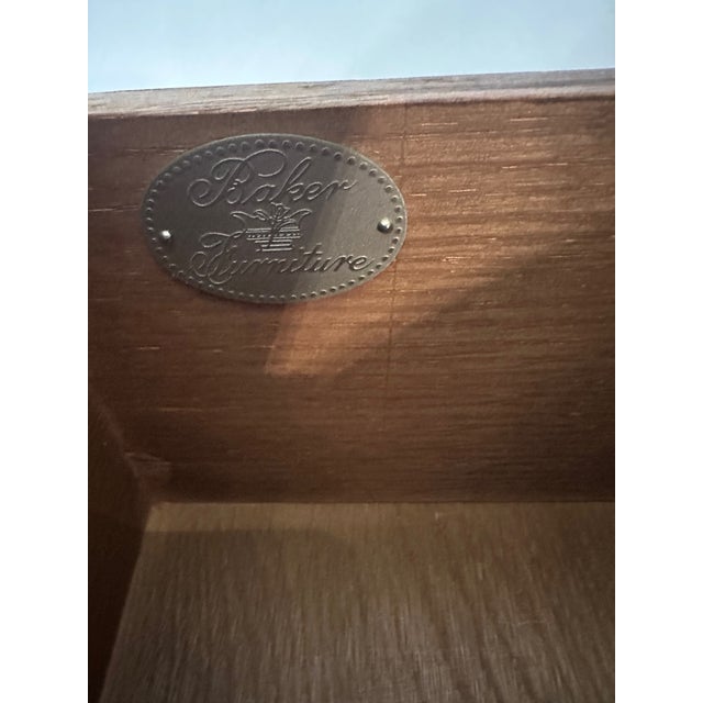 1990s Serpentine Chest of Drawers by Baker For Sale - Image 10 of 10