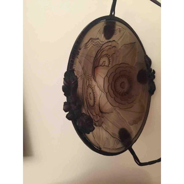 Glass Bowl by Pierre D'Avesn , 1930s For Sale - Image 3 of 11