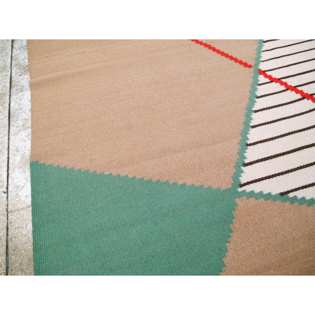 Galerie Shabab Collection Mid-20th Century Czech Kilim Flat-Weave For Sale In New York - Image 6 of 8