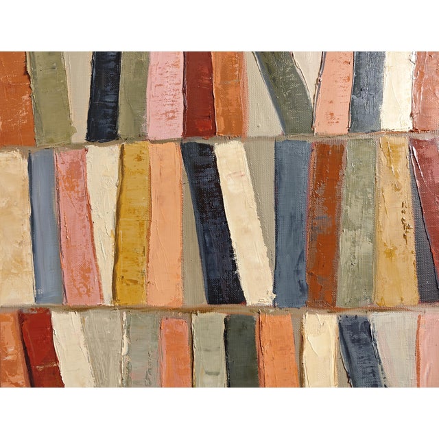 Paint Partion Coloree, Abstract Library, Contemporary, Framed by Sophie Dumont For Sale - Image 7 of 8