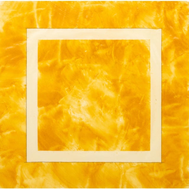 Sculpture Materials Joseph Gardella Yellow Square Diptych Mixed Media For Sale - Image 7 of 11