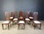 Italian High Back Dining Chairs, 1980s, Set of 8 For Sale - Image 4 of 13