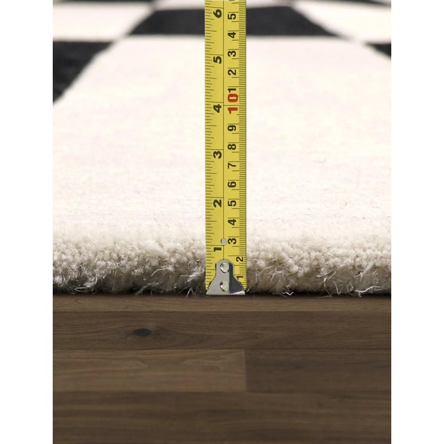Pasargad Home Rodeo White Area Rug- 9' 9" X 13' 9" For Sale - Image 4 of 5
