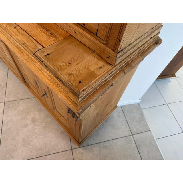 Gründerzeit Wood Display Cabinet For Sale - Image 5 of 18