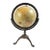 Early 1920's Terrestrial Globe on Cast Iron Claw Foot Stand For Sale