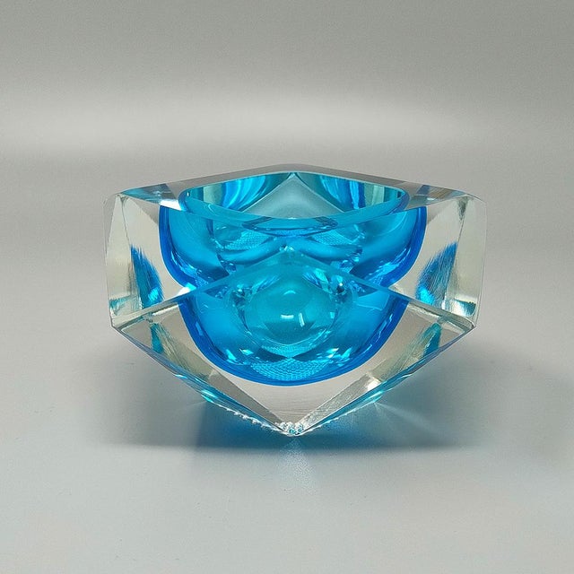 Blue Ashtray or Catchall by Flavio Poli for Seguso, Italy, 1960s For Sale - Image 6 of 6