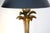 Art Deco 1970s Hart Associates Style Hollywood Regency Brass Palm Tree Lamps For Sale - Image 3 of 4