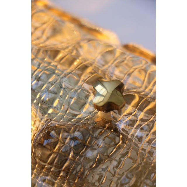 Glass and Brass Wall Lights by Carl Fagerlund for Orrefors, 1960, Set of 2 For Sale - Image 15 of 18