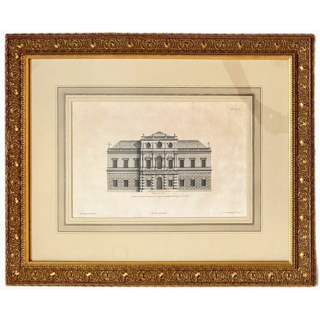 English 18th C. English Inigo Jones Architectural Bookplates, a Pair For Sale - Image 3 of 15