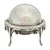 Silver English Victorian Style Silver-Plated Roll-Top Butter Dish — Dome Server 5.125" For Sale - Image 8 of 9