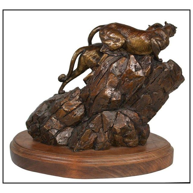 The artwork here, "Love on the Rocks", is a wonderful depiction of two romantic tigers, that is saturated with acute...