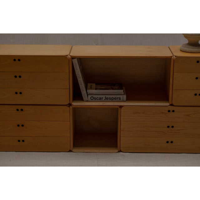Samara Modular Sideboard attributed to Derk Jan de Vries, 1970s For Sale - Image 15 of 18
