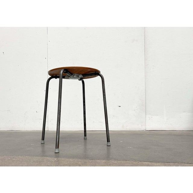 Mid-Century Modern Mid-Century Modern Danish Teak Stool, 1960s For Sale - Image 3 of 18