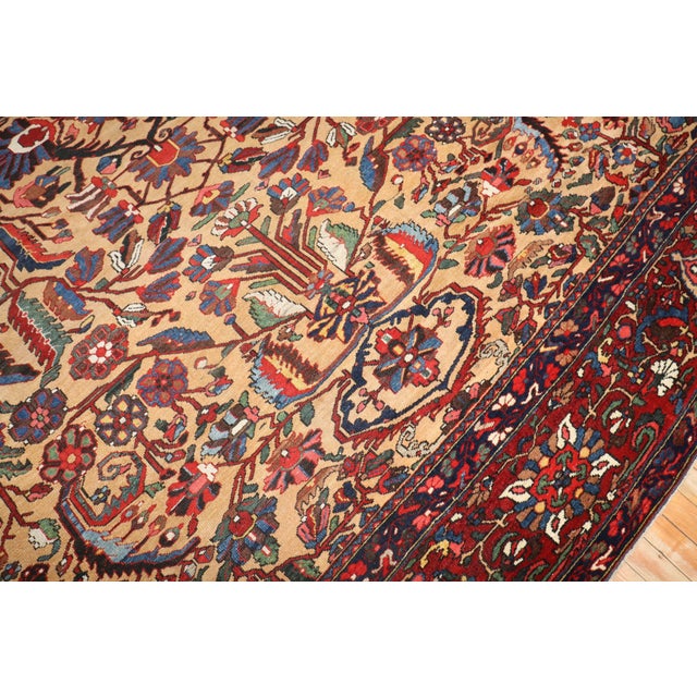 Antique Zabihi Collection Persian Bakhtiari Rug - 11' x 12'2" For Sale - Image 12 of 12