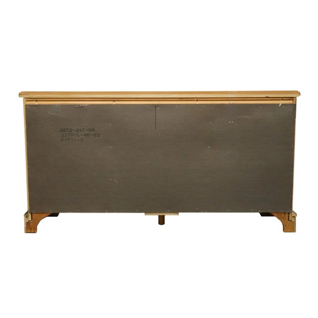 Bassett Furniture Eden House Collection Solid Cherry Traditional Style 50" Double Dresser 2072-237 For Sale - Image 11 of 12