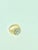 Gemstone 1.75 Carat, 7 Diamonds Traditional Men's Ring 14 Karat Yellow Gold Ring Estate For Sale - Image 7 of 8