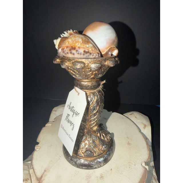 Baroque Celestial Meets the Sea Baroque Shells-Coastal Art Sculpture For Sale - Image 3 of 6
