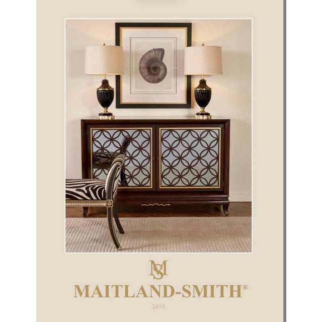 Amber Late 20th Century Maitland-Smith Handcrafted Shell Billiard Chandelier For Sale - Image 8 of 8