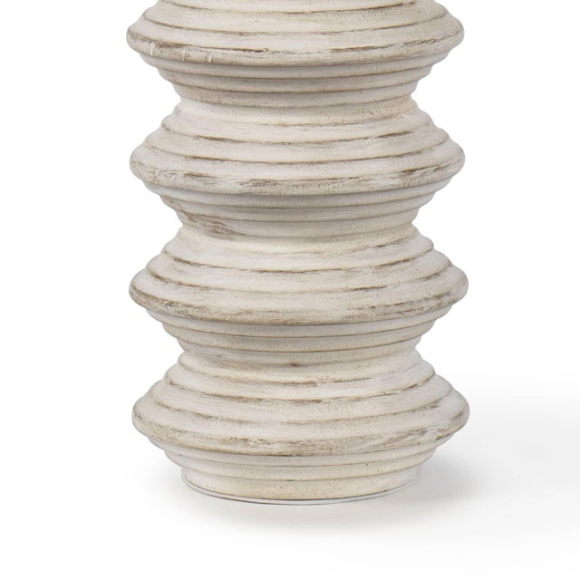 Regina Andrew Nova Wood Table Lamp, White For Sale In Detroit - Image 6 of 9