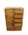 American of Martinsville Rare Vintage Burl American Martinsville MCM Brutalist Armoire Wardrobe 1972 For Sale - Image 4 of 8