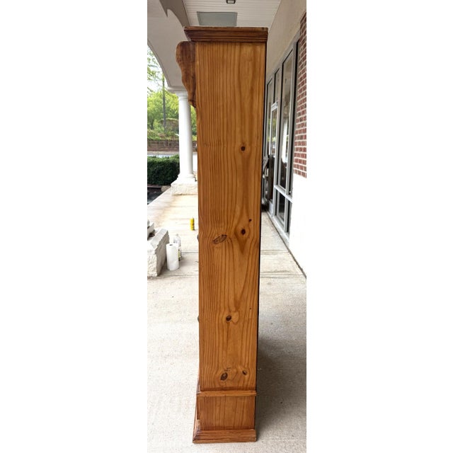 Mid 20th Century Solid Pine Bookshelf With Lower Drawer For Sale - Image 10 of 10