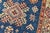 Blue Kazak Runner 2’7” X 7’8” Blue Wool Tribal Hand-Knotted Oriental Rug For Sale - Image 8 of 14