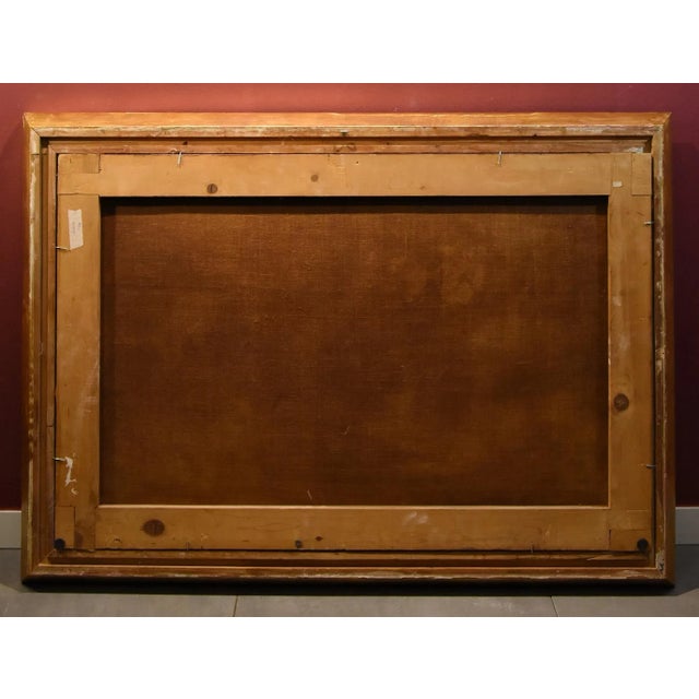 After Pieter De Witte, Annunciation with the Archangel Gabriel, 1600, Oil on Canvas, Framed For Sale - Image 12 of 13