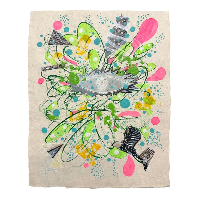 All Knowing, Original Drawing by Ben Junta For Sale