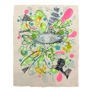 All Knowing, Original Drawing by Ben Junta