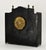 Black Antique French Black Marble and Hand-Painted Clock Garniture Set, Late 19th Cent For Sale - Image 8 of 11
