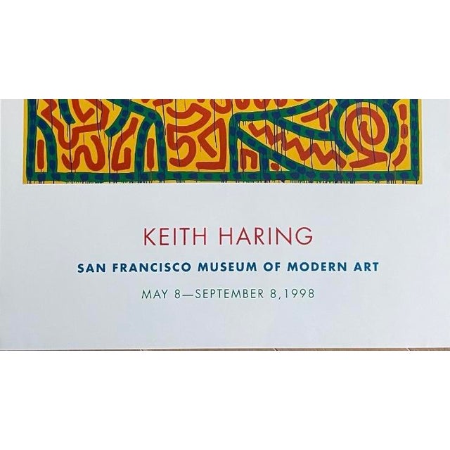 Keith Haring Keith Haring (1958-1990), Untitled 1989, Copyright Estate of Keith Haring, Printed in Germany For Sale - Image 4 of 4