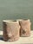 Tan Vintage Faux Bois Concrete Planters For Sale - Image 8 of 12