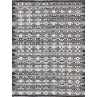 Large Modern Scandinavian/Swedish by Keivan Woven Arts 10' X 14' For Sale